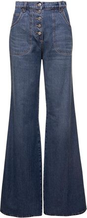 Etro Blue FLARED JEANS