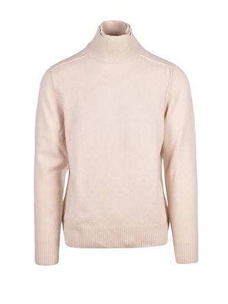 Paolo Pecora Paolo Pecora Mock Neck Sweater - Beige