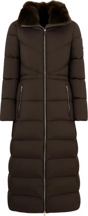 Moose Knuckles Dames Lange Espresso Winterjas - Dames - Parka Jassen - Bruin - M - Jassen