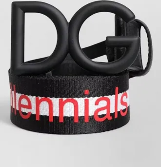 Dolce & Gabbana logo print belt
