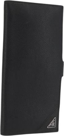 Prada Pre-owned Wallets, female, Black, Size: ONE SIZE Pre-owned Long Wallet