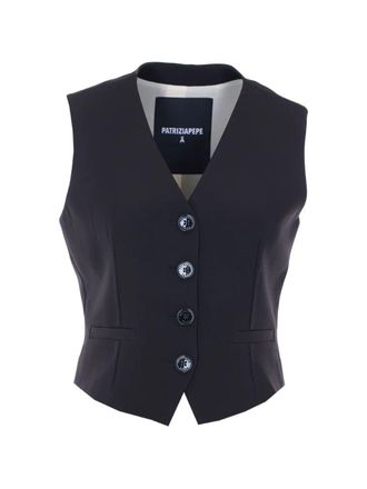 Patrizia Pepe Twill Tailored Vest