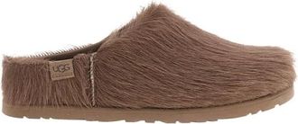 UGG Otzo Calf Hair Clog - Dames - Pantoffels - Bruin - 37 EU - Wol - Schoenen