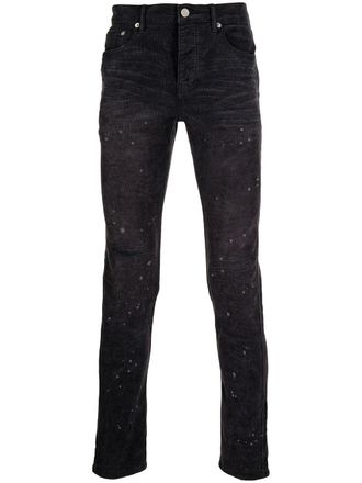 Purple Jeans skinny a vita bassa - Nero