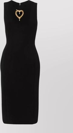 Moschino crepe knee-length dress