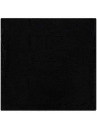 Dsquared2 intarsia-knit wool scarf - men - Wool - One Size - Black