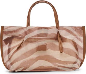 Dolce Vita Selene Mesh Tote Bag in Zebra at Nordstrom
