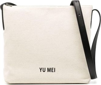 Yu Mei Braidy canvas crossbody bag - women - Canvas/Cotton - One Size - Neutrals