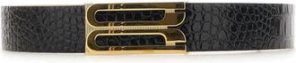 Victoria Beckham Frame Belt Jumbo - Dames - Riemen - Zwart - 90 CM - Leer - Accessoires