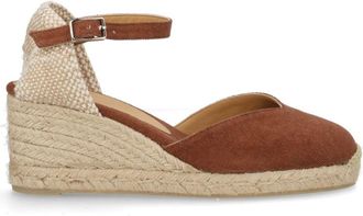 Castaner Brown Cotton Espadrille Wedges