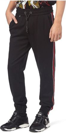 Philipp Plein Zwarte Slim Fit Joggingbroek - Heren - Sweatpants - Zwart - S - Katoen - Broeken