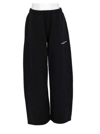 Alexander Wang Black Loose Cropped Cotton Pants