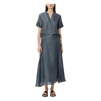 Luisa Cerano Dames, Rokken, Blauw, Maat: S Zijde