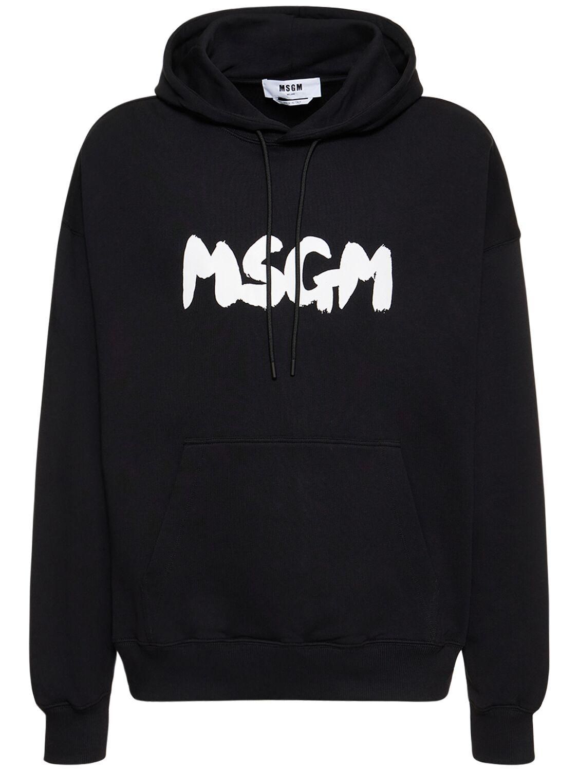 パーカー・フーディ MSGM Men Hoodies 3840MM515257000 99 BLACK M.S.G.M. Sweatshirt - Black - Men | 3740MM10624779999