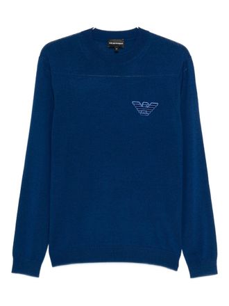 Emporio Armani Wool Crewneck Jumper