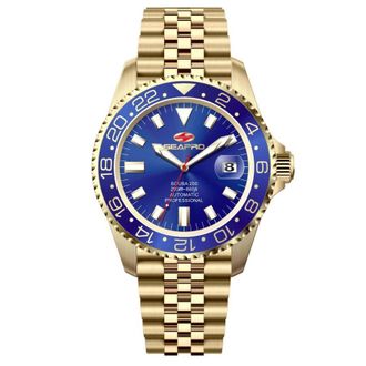 Seapro Grand Meridian Quartz Blue Dial Mens Watch SP4339
