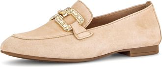 Gabor Jackie Womens Loafers 7.5 UK Caramel Suede