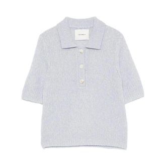 Lisa Yang Felicia Kasjmier & Zijden Vest - Dames - Truien - Blauw - Maat: XS Zijde