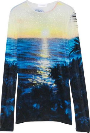 Paco Rabanne Tropical print t-shirt