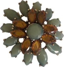 Monet Crystal Embellished Brooch