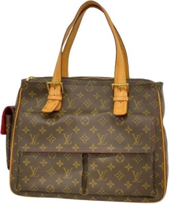 Louis Vuitton Pre-owned Tote Bags, female, Brown, Size: ONE SIZE Pre-owned Multipli Cite Tote Bag
