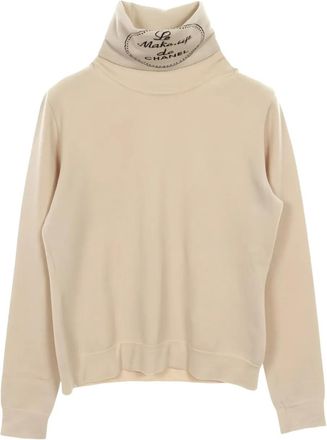 Chanel turtleneck long-sleeve sweater - Neutrals