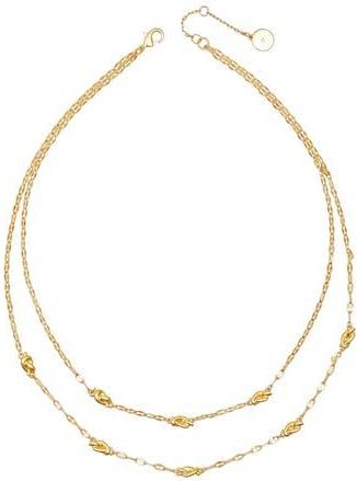 Vince Camuto Knot Station Layered Necklace in Goldtone at Nordstrom Rack