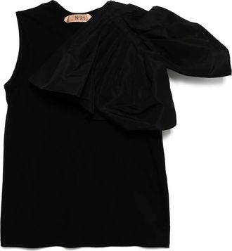 N°21 Top con decorazione - Nero