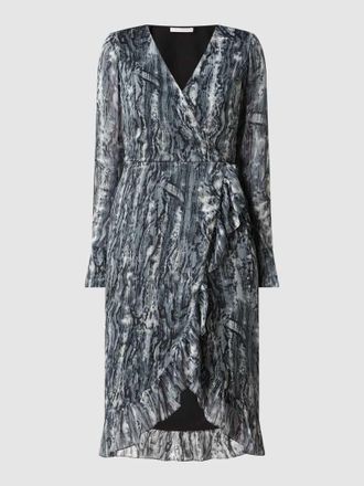 Freebird by Steven Wickelkleid in Snake-Optik Modell Rosy in Petrol, Gr&ouml;&szlig;e L