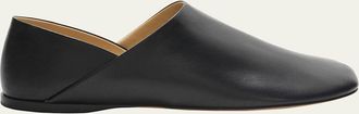 Loewe Toy Leather Slipper Loafers