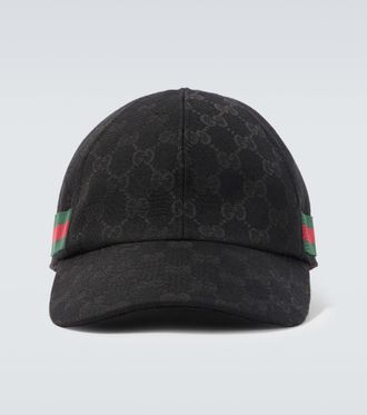 Gucci GG Canvas Web Stripe baseball cap