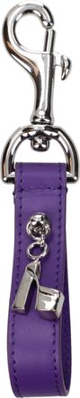 Versace Damens Schl&uuml;sselanh&auml;nger Lila Leder