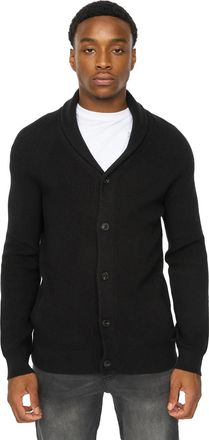 Duck and Cover Heren Venosa Sjaalkraag Cardigan (Zwart)