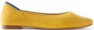 Rothy's The Point III Fine Point Flat in Revelvet Saffron at Nordstrom, Size 11.5