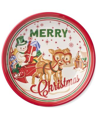 Certified International Santas Retro Christmas Set Of 4 Soup Bowls