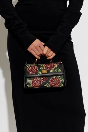 Dolce & Gabbana My Sicily Mini Bag, Womens, Black