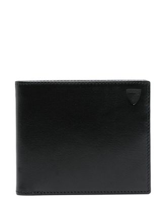 Aspinal of London bi-fold leather wallet - Black