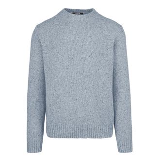 Bomboogie Maglione Girocollo in Lana - - Knitwear - Uomo - Blu - L