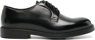 Doucal's Derby Veterschoen - Heren - Veterschoenen - Zwart - 43 1/2 EU - Leer - Schoenen