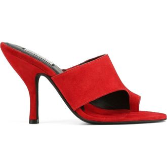 Naked Wolfe Maxime Black Suede in Red at Nordstrom, Size 39
