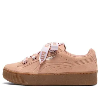 Puma (WMNS) PUMA Vikky Platform Ribbon Pink/Brown 365314-02