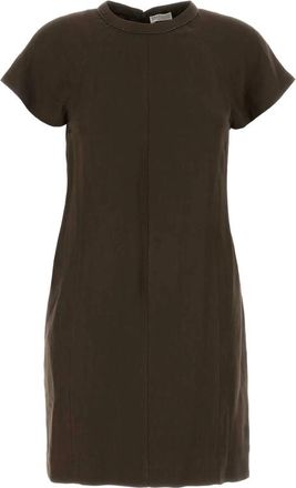 Brunello Cucinelli Raglan-sleeve Mini Dress