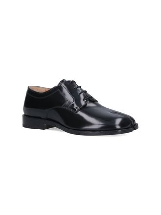 Maison Margiela Mens Flat Shoes Black Upper: Bovine Leather