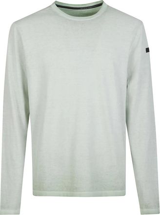 Roberto Ricci Design Sweatshirts - Heren - Ronde hals truien - Groen - 2XL - Truien & Vesten
