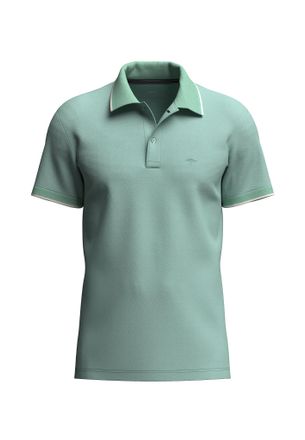 Fynch-Hatton Poloshirt FYNCH-HATTON, Herren, Gr. 4XL, mint, Web, Obermaterial: 100% Baumwolle, kontrastfarbene Details, unifarben, regular fit normal, ohne Ausschn