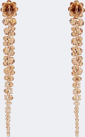 Simone Rocha Crystal-embellished drop earrings