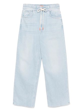 Mother The Drawn Tagger Flood jeans - Blauw