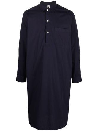 Tekla Cotton Poplin - Night Shirt