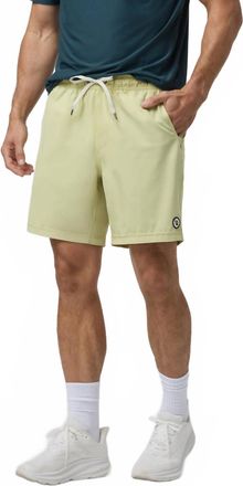 Vuori Clothing Kore Short In Pale Citron
