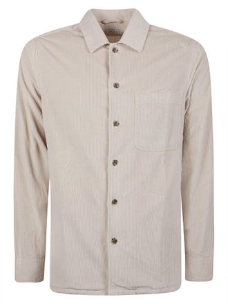 Orian Relaxed Fit Textured Cotton Overshirt